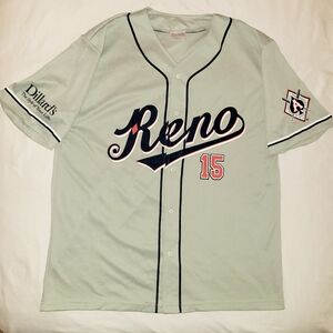 Reno Gray Baseball Shirt